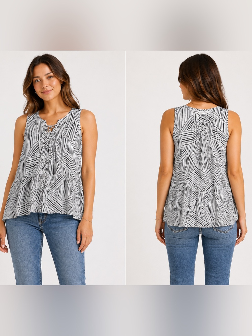 Anthropologie Floreat Women’s Size 2 Lightweight Flowing Tank Top